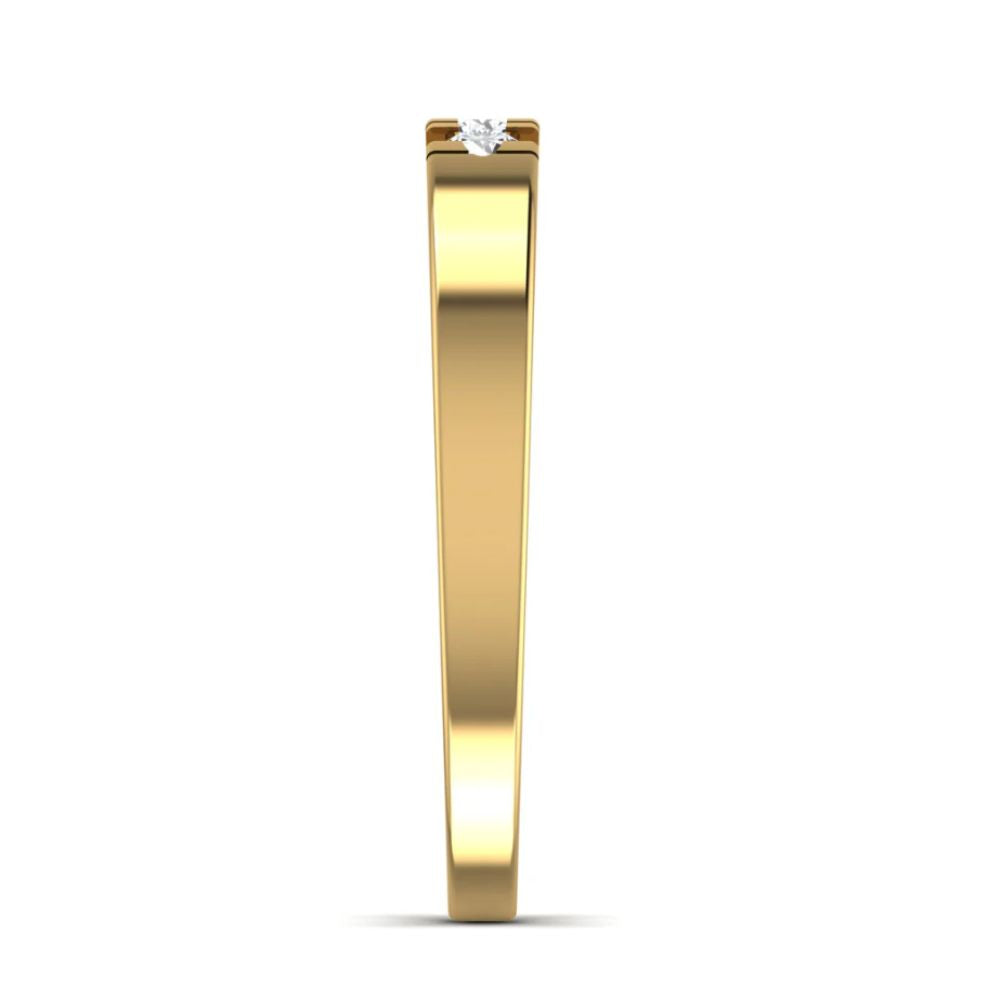 Elegant 0.13 CT Diamond Wedding Band