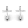 Luxury 0.57 CT Diamond Huggie Earrings
