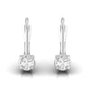Timeless 0.44 CT Diamond Hoop Huggie Earrings