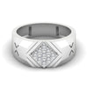 Bold Rhombus 0.35 CT Diamond Men’s Ring