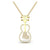Beautiful Guitar Shape Diamond Pendant