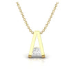 Delicate 0.22 CT Diamond Solitaire Pendant