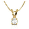 Luxury Solitaire 0.22 CT Diamond Pendant