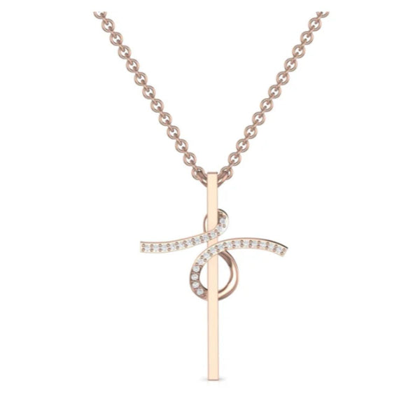 Classic Diamond Cross Pendant