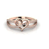 Diamond Gold Heart Ring