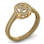 Luxury 0.23CT Diamond Initial Ring