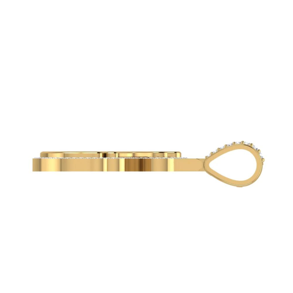 OK Hand Sign Diamond Hip-Hop Pendant