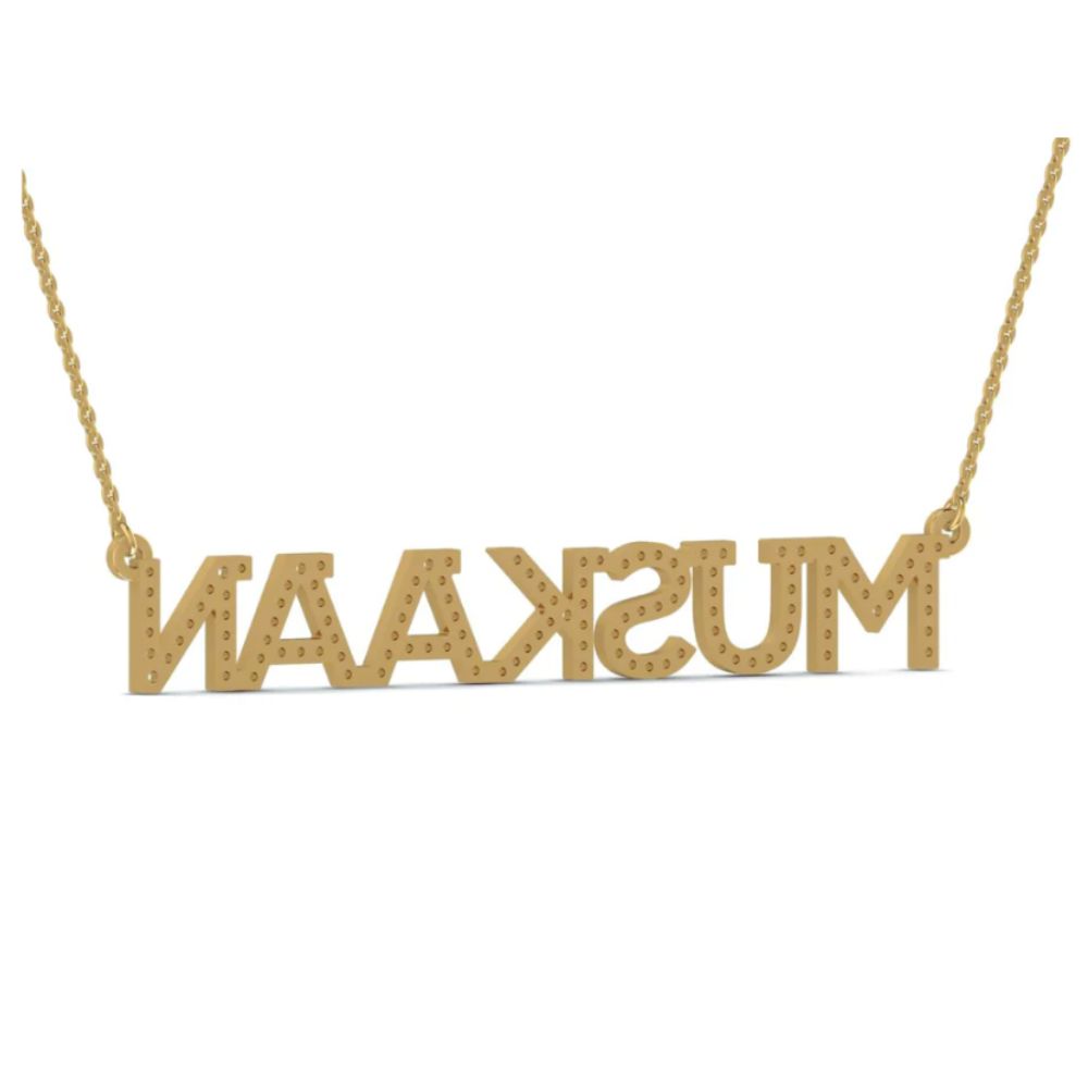 Custom Name Diamond Necklace