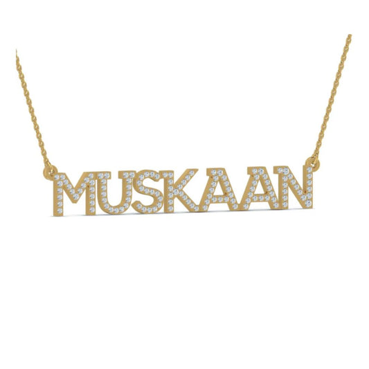 Custom Name Diamond Necklace
