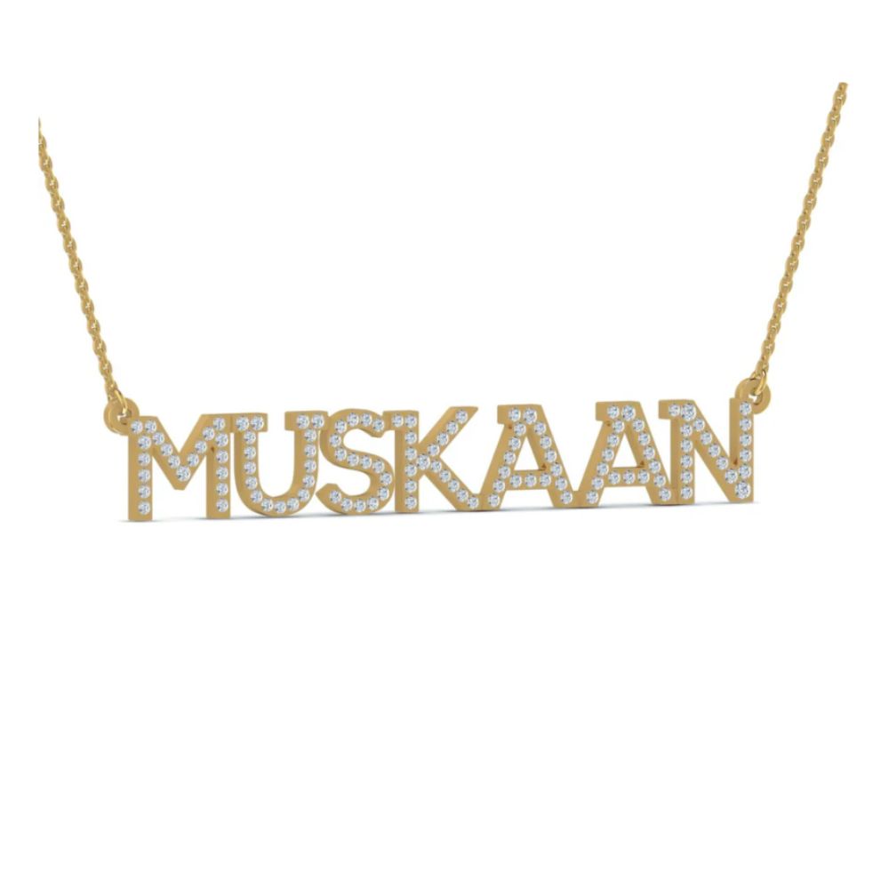 Custom Name Diamond Necklace