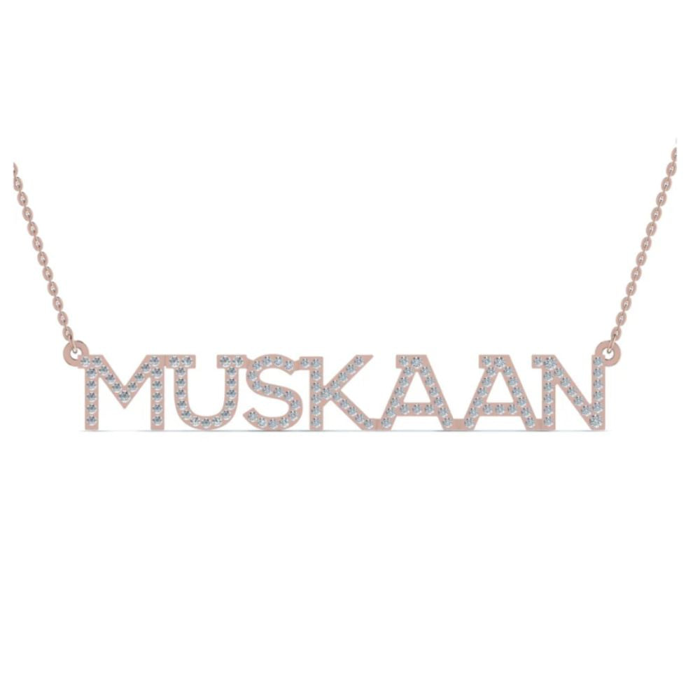Custom Name Diamond Necklace