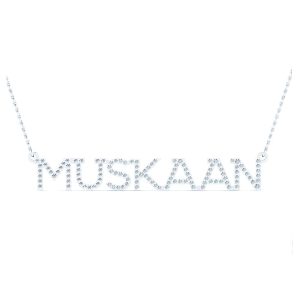 Custom Name Diamond Necklace
