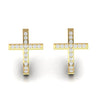 Luxury 0.57 CT Diamond Huggie Earrings