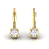 Timeless 0.44 CT Diamond Hoop Huggie Earrings