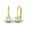 Timeless 0.44 CT Diamond Hoop Huggie Earrings