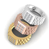 Gleaming 0.54 Carat Men’s Diamond Band Ring