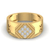 Bold Rhombus 0.35 CT Diamond Men’s Ring