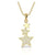 Elegant Cluster Three Star 0.51 CT Diamond Pendant