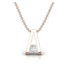 Delicate 0.22 CT Diamond Solitaire Pendant