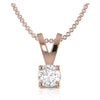 Luxury Solitaire 0.22 CT Diamond Pendant