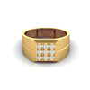 0.39 CT Round Diamond Men’s Gold Ring