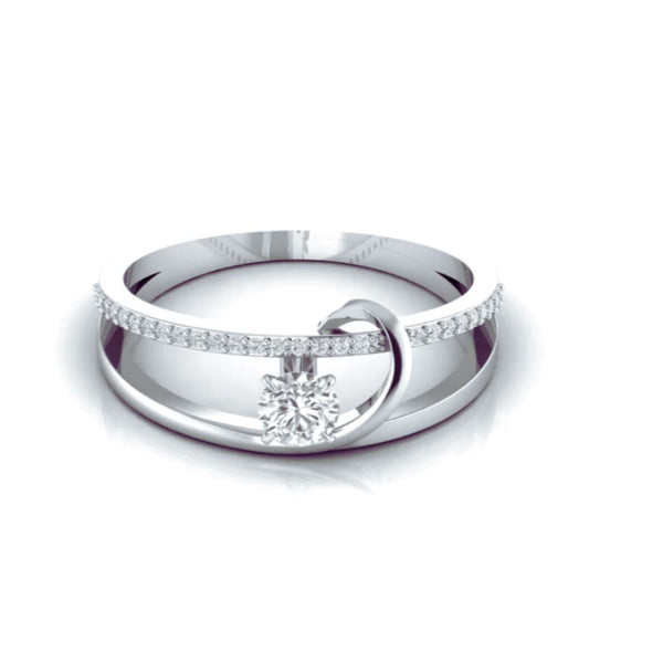 Stunning 0.34 CT Diamond Designer Engagement Ring